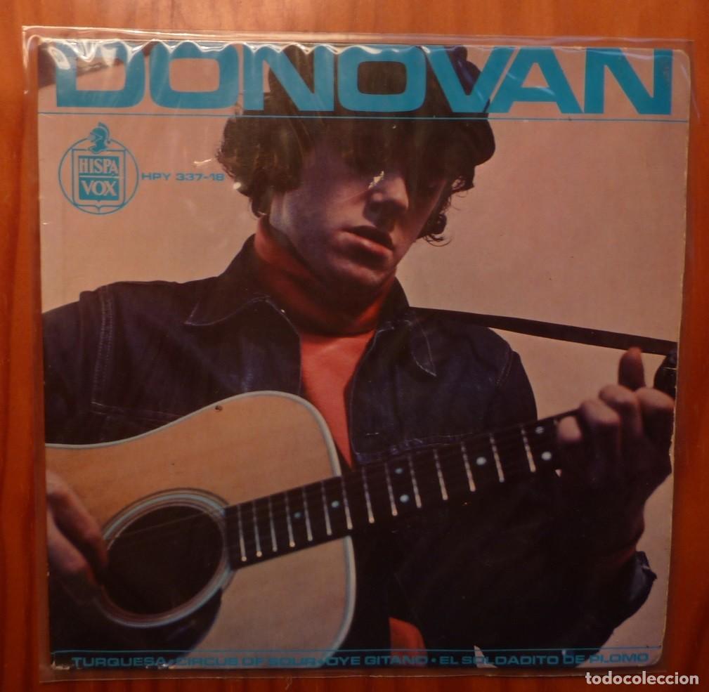 Discos de vinilo: DONOVAN / TURQUESA+3 / 1965 / EP - Foto 1
