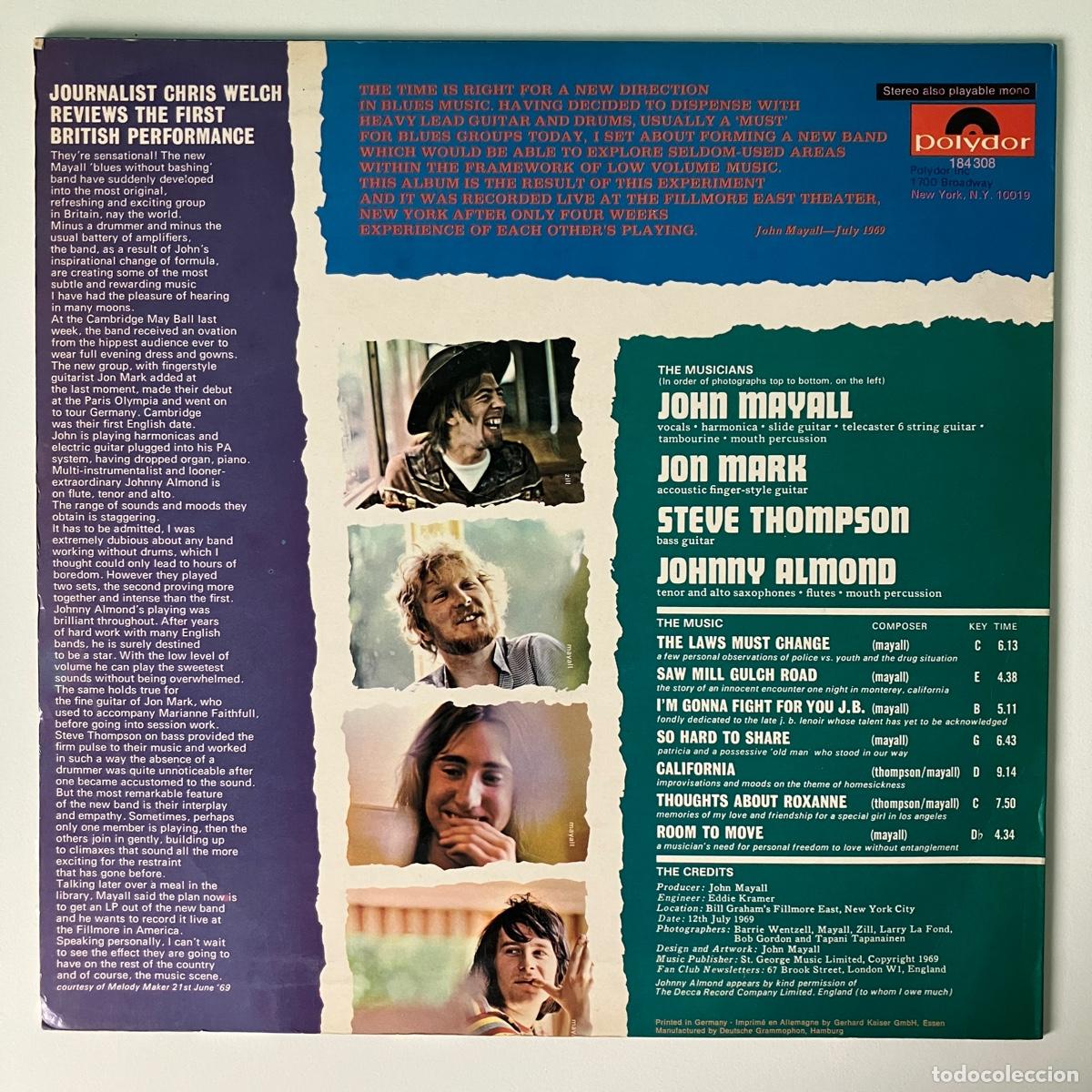 Discos de vinilo: John Mayall &lrm;&ndash; The Turning Point, Scandinavia Polydor* - Foto 2