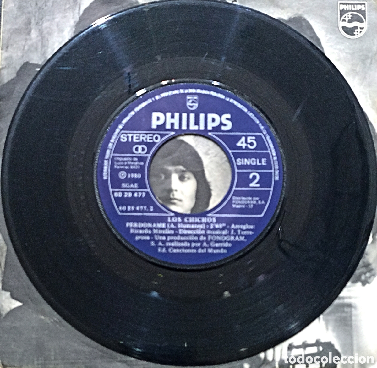 Discos de vinilo: SINGLE LOS CHICHOS - AMOR DE COMPRA Y VENTA - PHILIPS 1980 - Foto 4