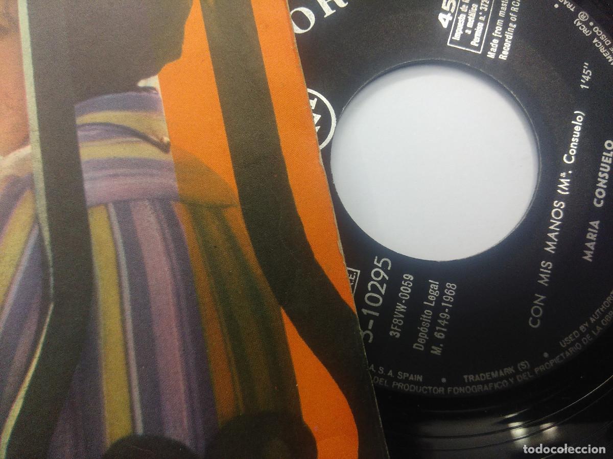 Discos de vinilo: MARIA CONSUELO/CON MIS MANOS/SINGLE. - Foto 2