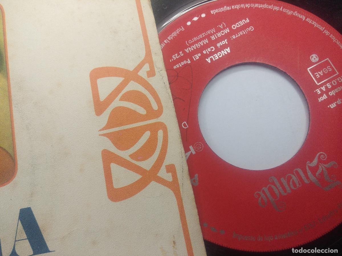 Discos de vinilo: ANGELA/PUEDO MORIR MA&Ntilde;ANA/SINGLE. - Foto 2
