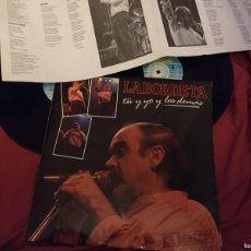 Discos de vinilo: LABORDETA TU Y YO Y LOS DEMÁS LP DOBLE EN DIRECTO CON ENCARTE