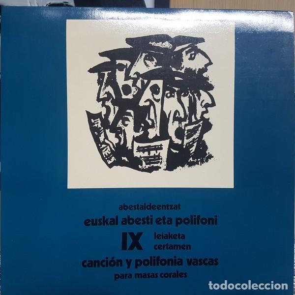 Disques de vinyle: lX Certamen Canci&oacute;n y Polifonia Vascas Para Masas Corales