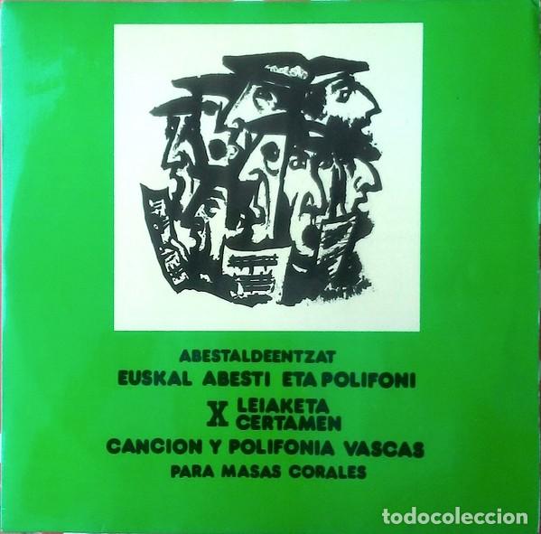 Disques de vinyle: X Abestaldeentzat Euskal Abesti Eta Polifoni Leiaketa = X Certamen Canci&oacute;n y Polifonia Vascas