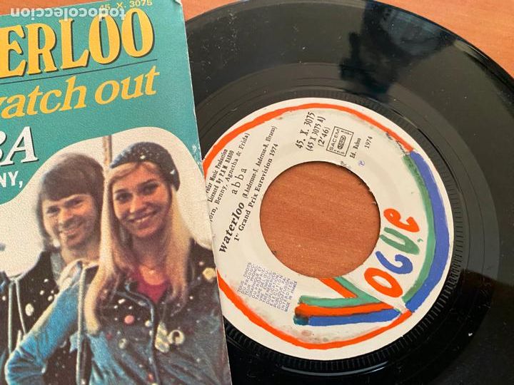 Discos de vinilo: ABBA EUROVISION 1974 (WATERLOO) SINGLE (EPI3) - Foto 2
