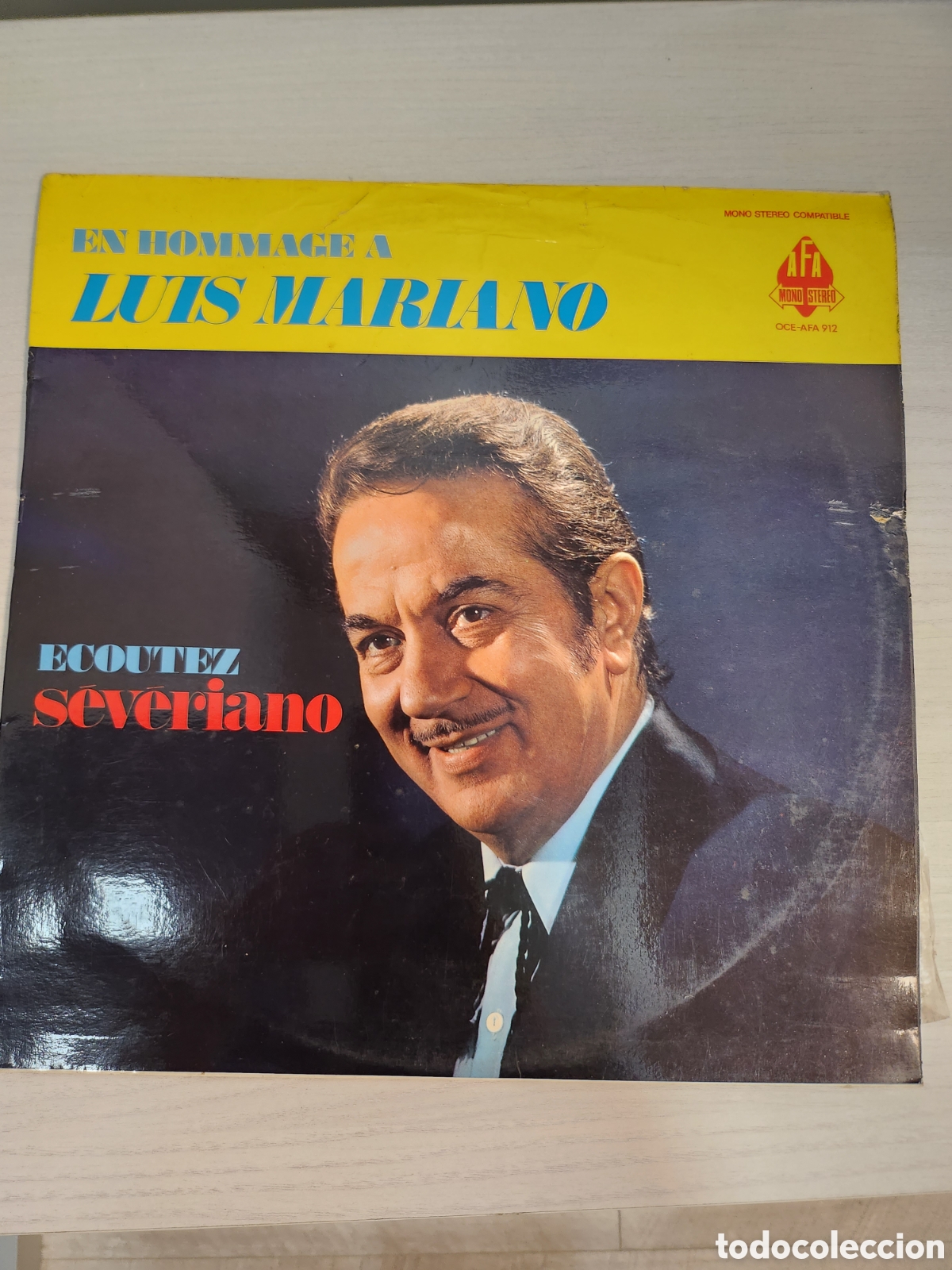 Discos de vinilo: Luis Mariano en Hommage a. Ecoutez, Severiano LP - Foto 1
