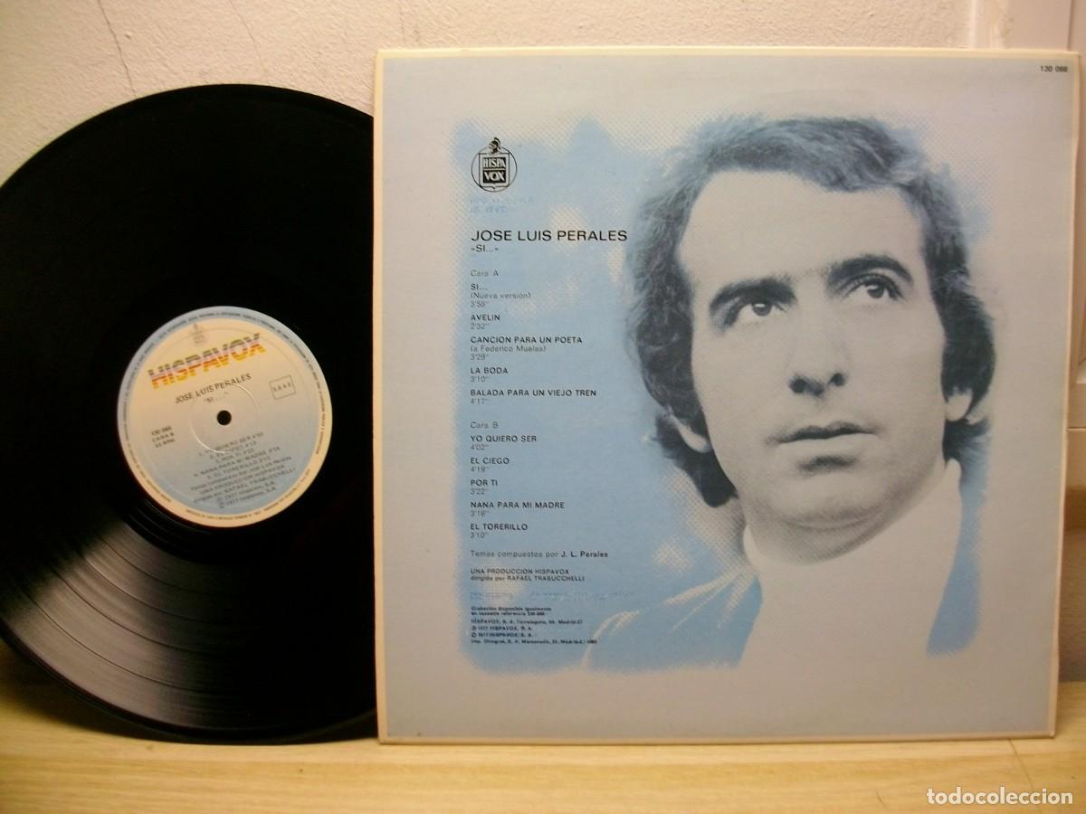 Discos de vinilo: JOSE LUIS PERALES - SI...LP - Foto 2