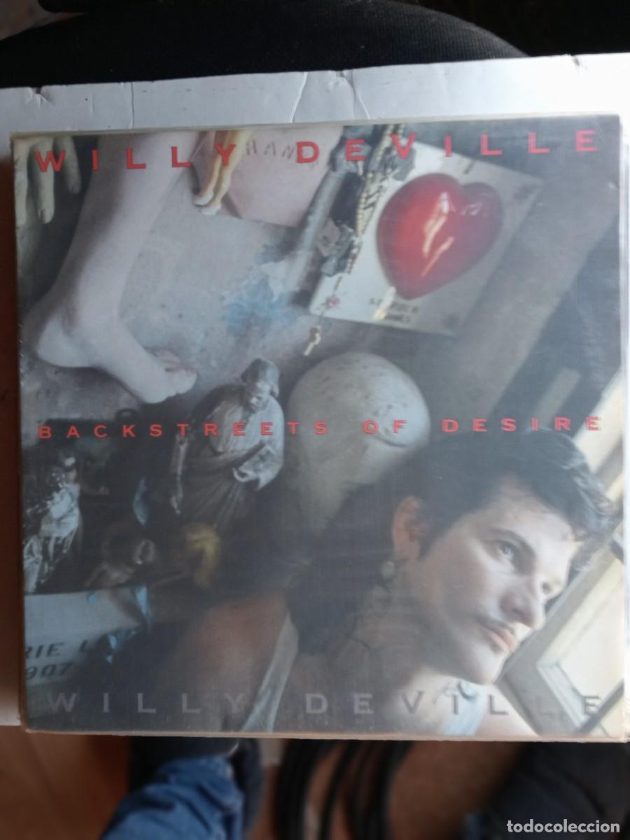 Discos de vinilo: Willy DeVille &lrm; Backstreets Of Desire 1992 lp insert - Foto 1