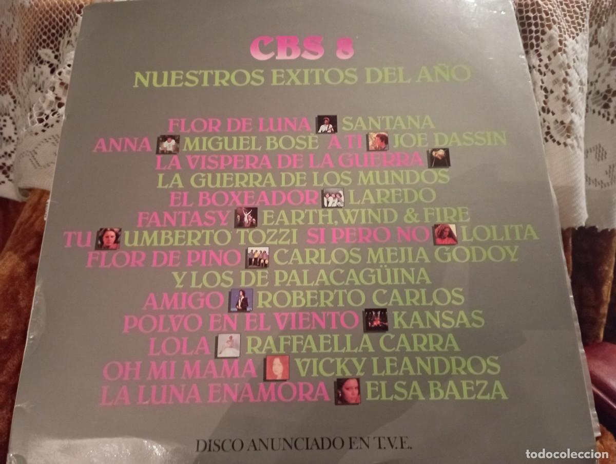 Discos de vinilo: Nuestros &eacute;xitos del a&ntilde;o 1978 - CBS 8 - Santana, Joe Dassin... - Foto 1