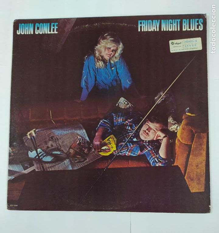 Discos de vinilo: John Conlee &ndash; Friday Night Blues. LP. TDKLP9 - Foto 1