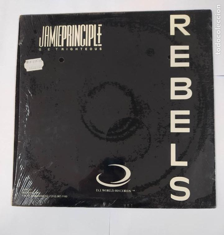 Discos de vinilo: Jamie Principle &ndash; Rebels. MAXI SINGLE. TDKDA30 - Foto 2