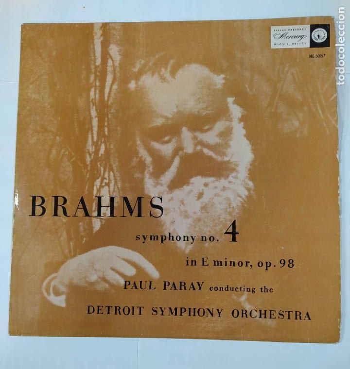 Discos de vinilo: BRAHMS. SYMPHONY NO. 4 IN E MINOR. LP. TDKLP3 - Foto 1