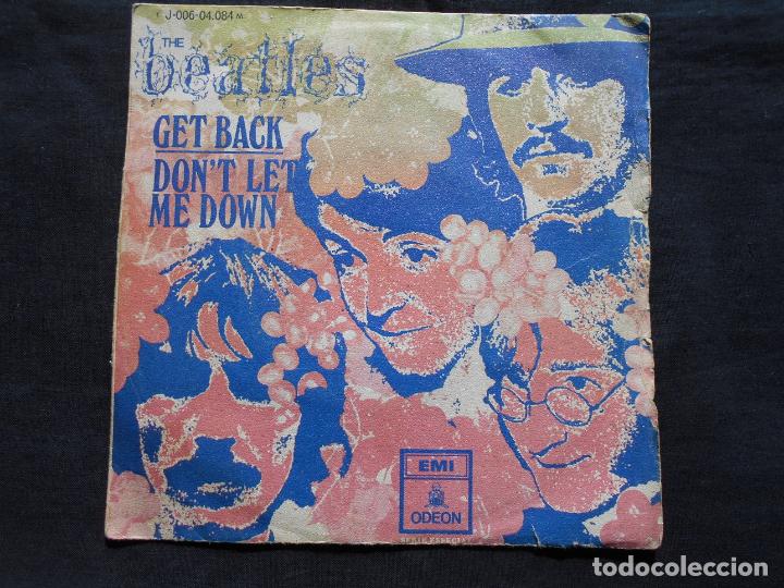 Discos de vinilo: THE BEATLES // GET BACK - DONT LET ME DOWN - Foto 1