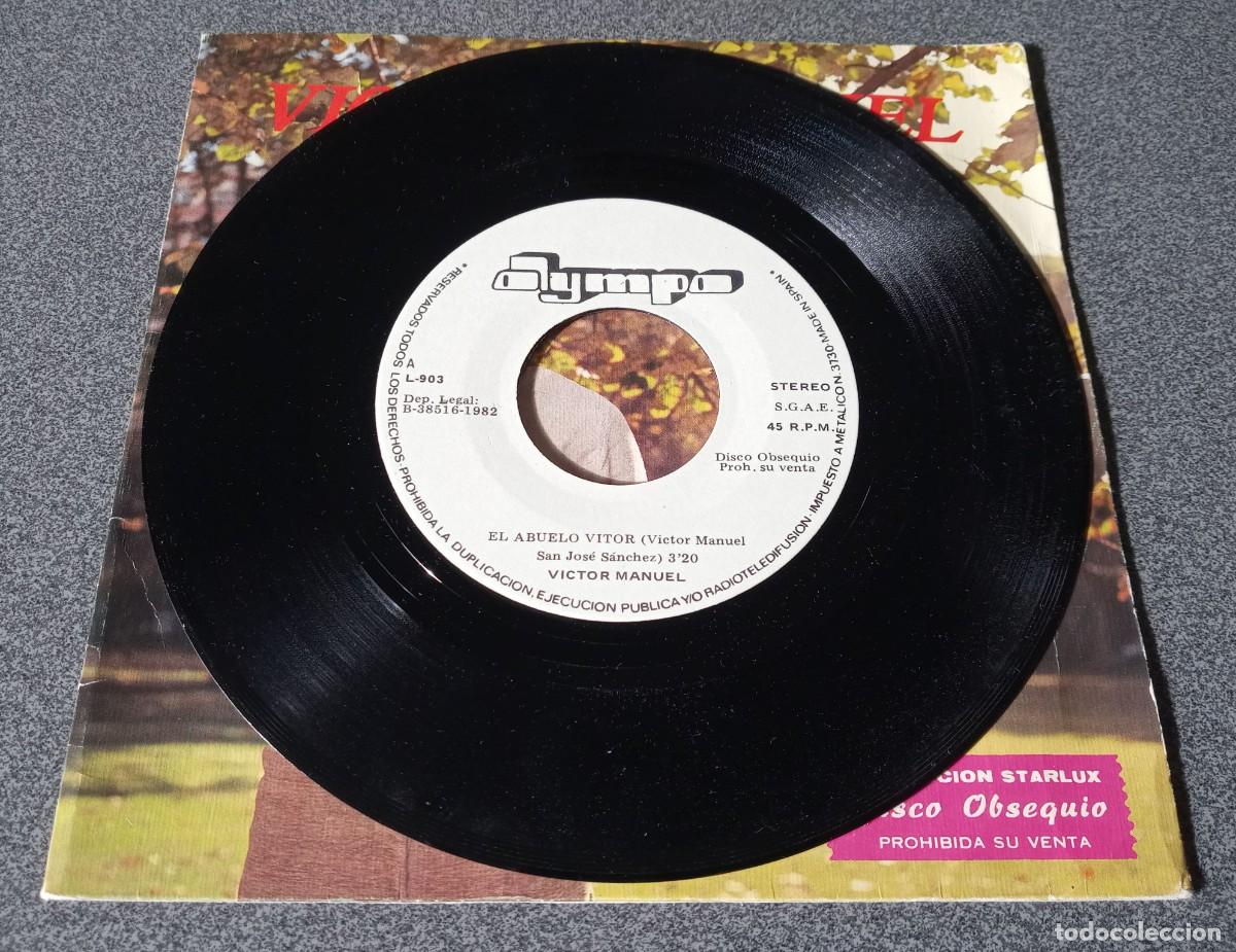 Discos de vinilo: Vinilo Ep Victor Manuel - Foto 3
