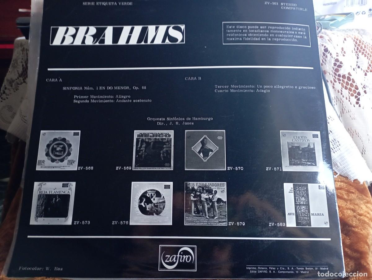 Discos de vinilo: Brahms - Sinfonia 1 en Do menor - Foto 2