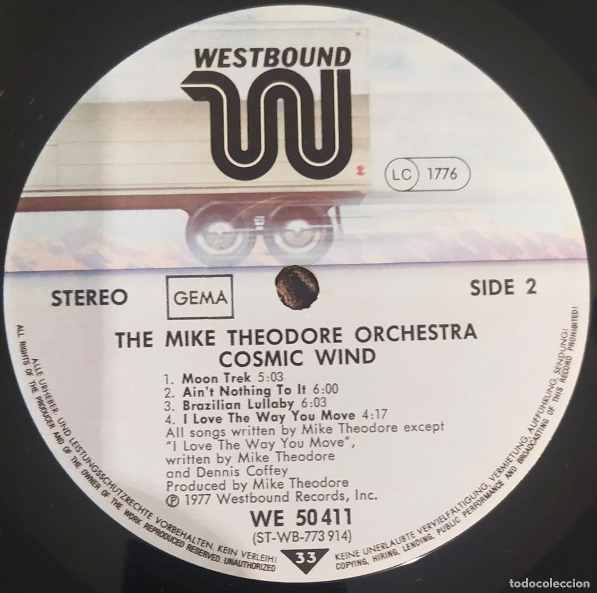 Discos de vinilo: LP The Mike Theodore Orchestra &ndash; Cosmic Wind - Foto 3
