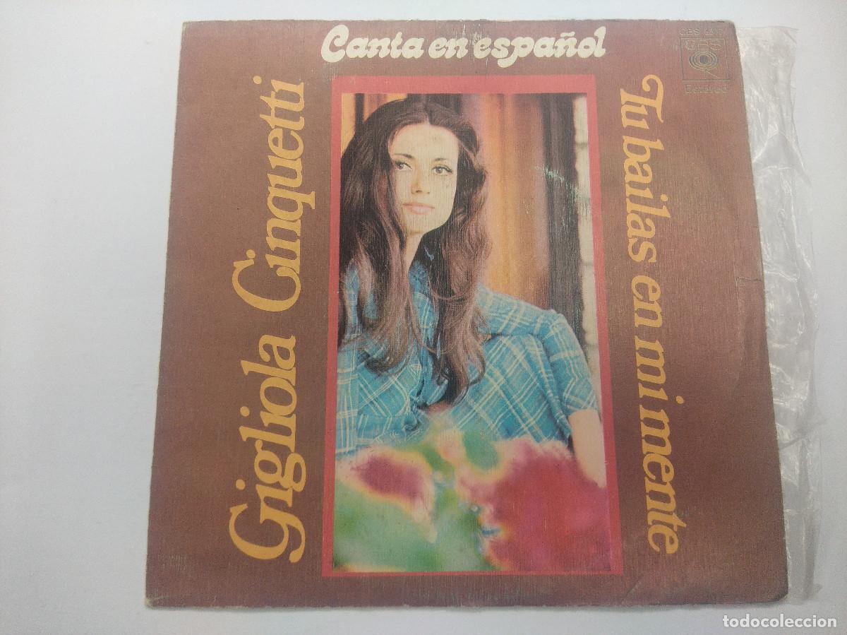 Discos de vinilo: GIGLIOLA CINQUETTI/TU BAILAS EN MI MENTE/SINGLE. - Foto 1