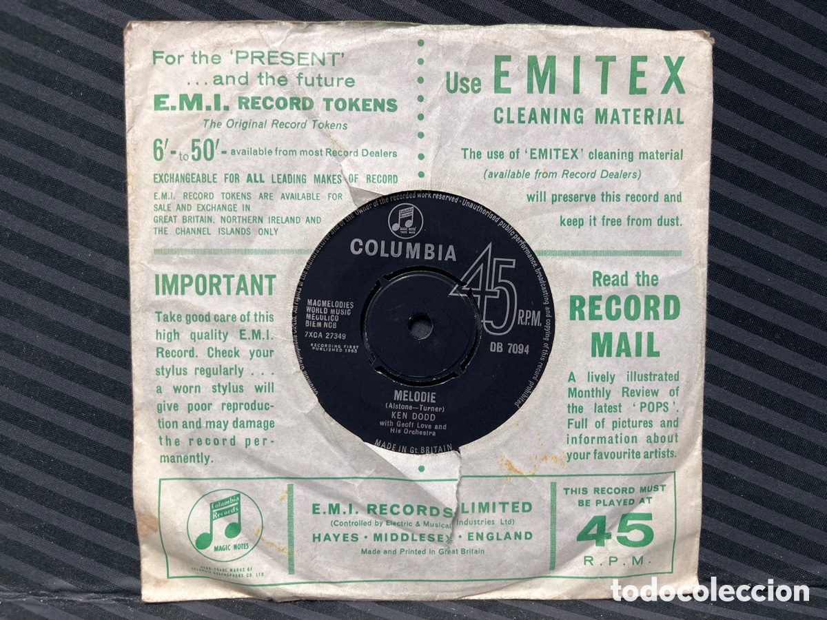 Discos de vinilo: Ken Dodd - Still (7&rdquo;, Single) - Foto 2