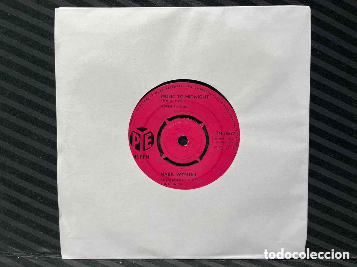 Discos de vinilo: Mark Wynter - Its Almost Tomorrow (7&rdquo;, Single) - Foto 2