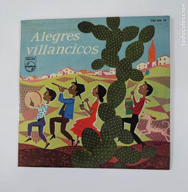 Discos de vinilo: ALEGRES VILLANCICOS. LA MARIMORENA. SINGLE. TDKDS23A - Foto 1