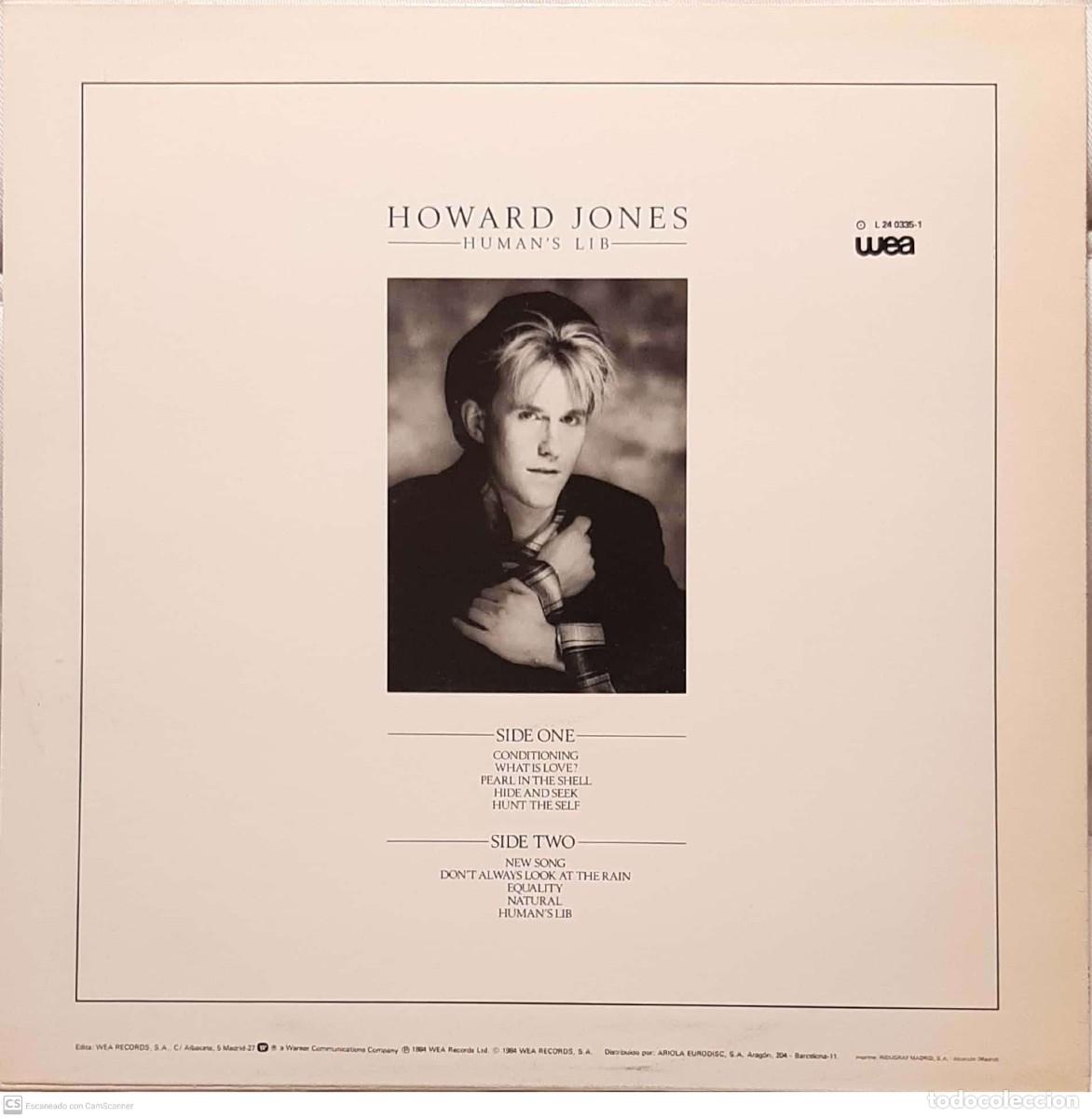 Discos de vinilo: Howard Jones &lrm;&ndash; Humans Lib - Foto 2