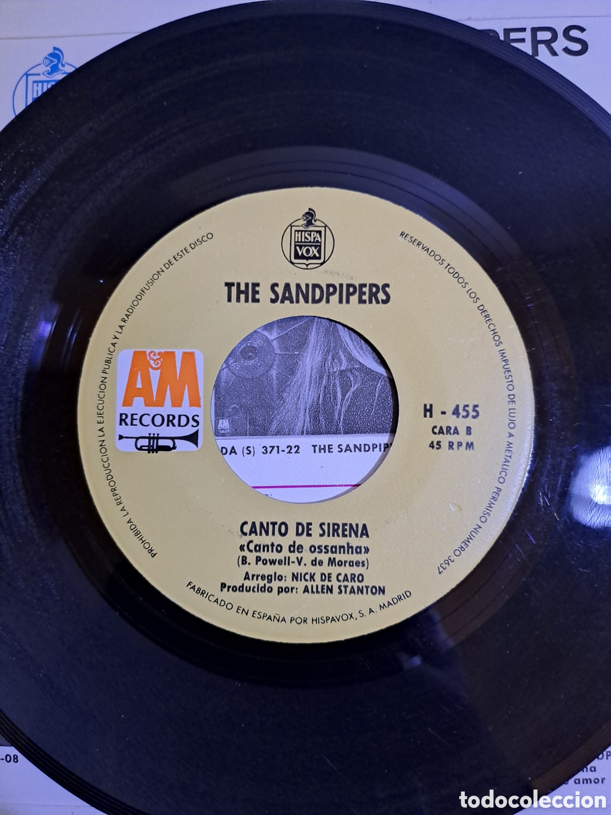 Discos de vinilo: **The Sandpipers&nbsp;&ndash;&nbsp;Kumbaya. - Foto 3