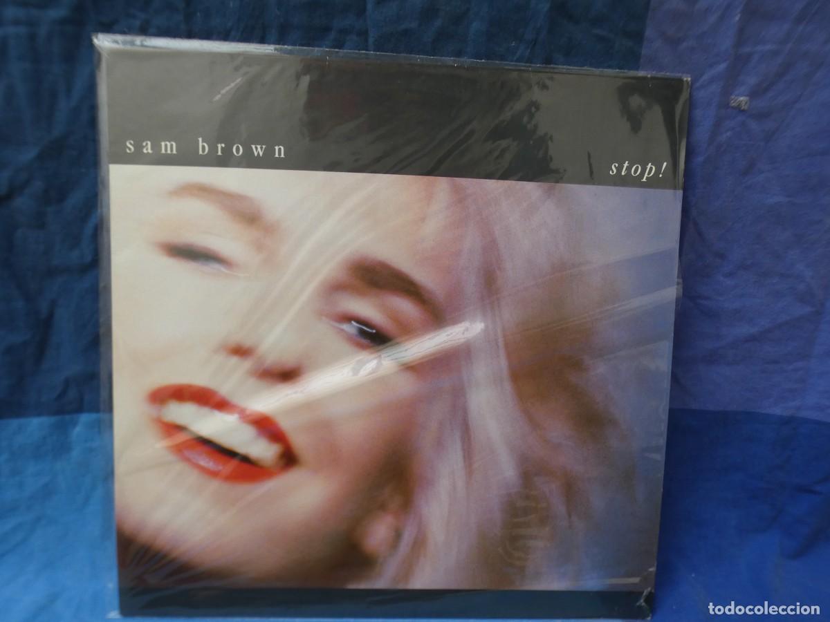 Discos de vinilo: LOTT177 LP SAM BROWN STOP BUEN ESTADO GENERAL - Foto 1