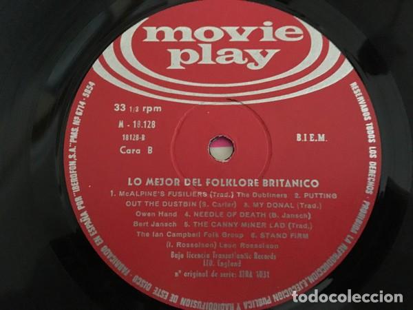 Discos de vinilo: Varios &ndash; Lo Mejor Del Folklore Britanico - Foto 2