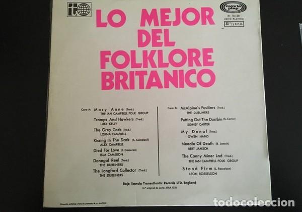 Discos de vinilo: Varios &ndash; Lo Mejor Del Folklore Britanico - Foto 3