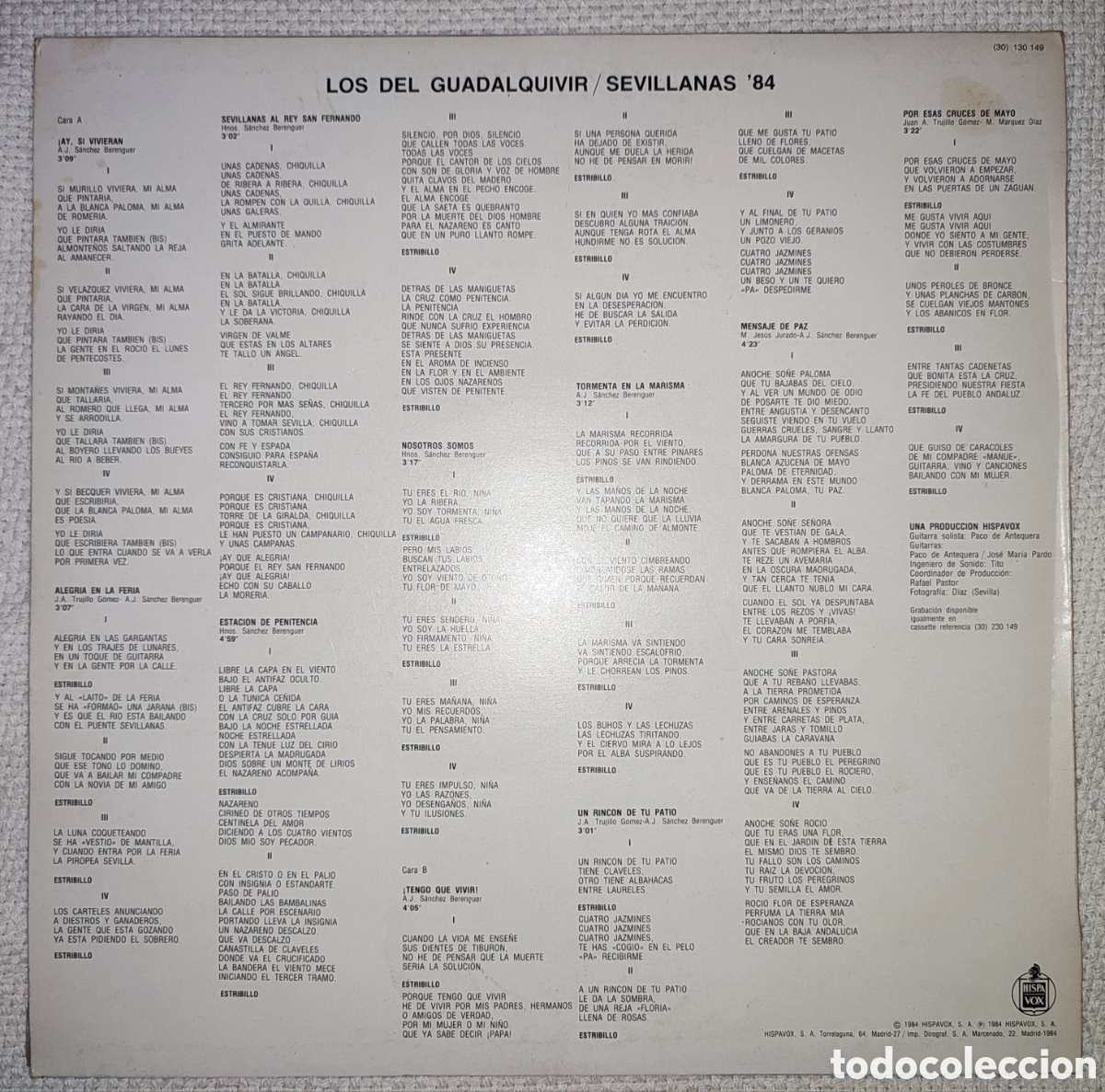 Discos de vinilo: Los del Guadalquivir Con estilo - Foto 2