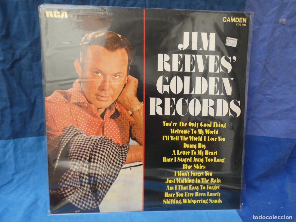 Disques de vinyle: LOTT177 LP UK 70'S COUNTRY BUEN ESTADO GENERAL JIM REEVES GOLDEN RECORDS