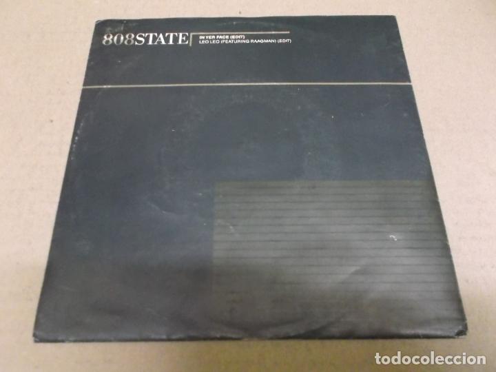 Discos de vinilo: 808 STATE (SN) IN YOUR FACE A&Ntilde;O &ndash; 1991 - Foto 1