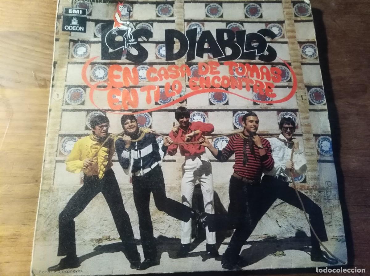 Discos de vinilo: LOS DIABLOS - En casa de Tom&aacute;s ****** SINGLE 1969 - Foto 1