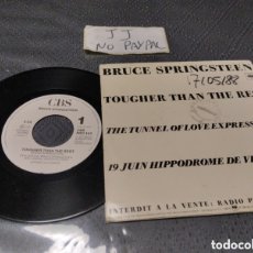 Discos de vinilo: BRUCE SPRINGSTEEN TOUGHER THAN THE REST,VERSIÓN HOLANDA PROMOCIÓN PARA RADIO INÉDITO EN TC 1987. Lote 382649259