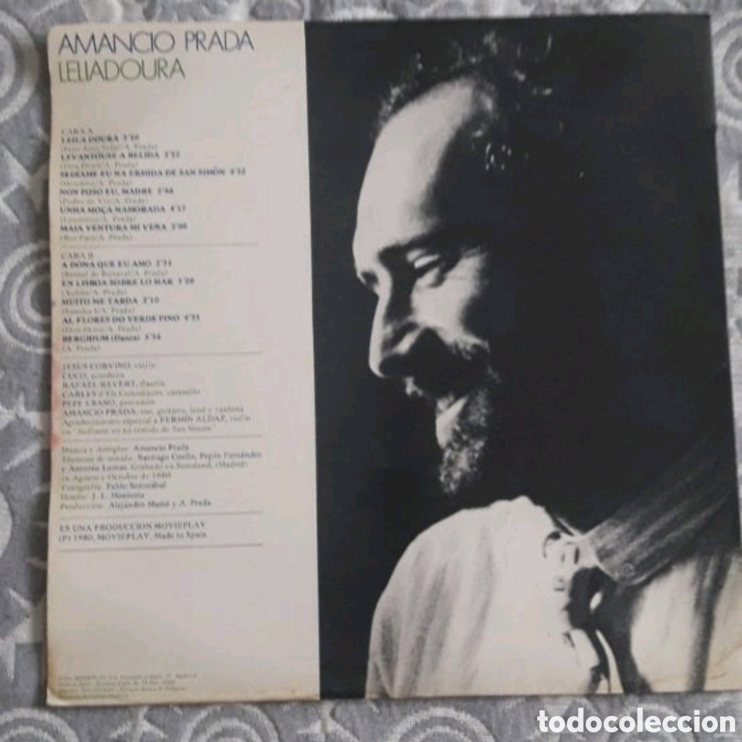 Discos de vinilo: Lp Amancio Prada. Leliadoura - Foto 2