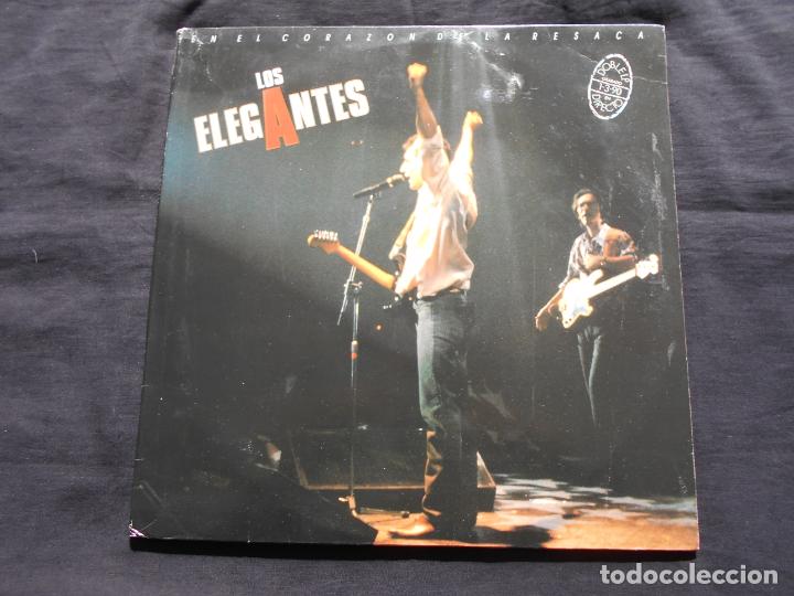 Discos de vinilo: LOS ELEGANTES // EN EL CORAZON DE LA RESACA // DOBLE LP - Foto 1