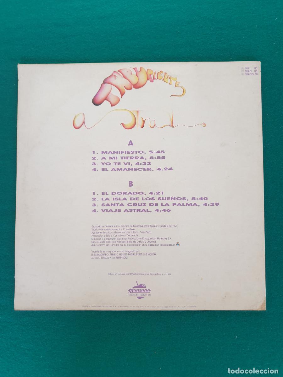 Discos de vinilo: TABURIENTE - ASTRAL .. - Foto 2