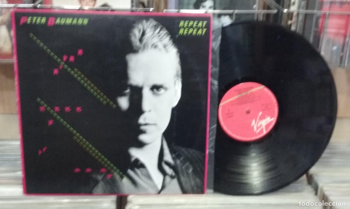 Discos de vinilo: Peter Baumann. Repeat Repeat. Virgin 1982, ref. I-204.014 -- LP - Foto 1