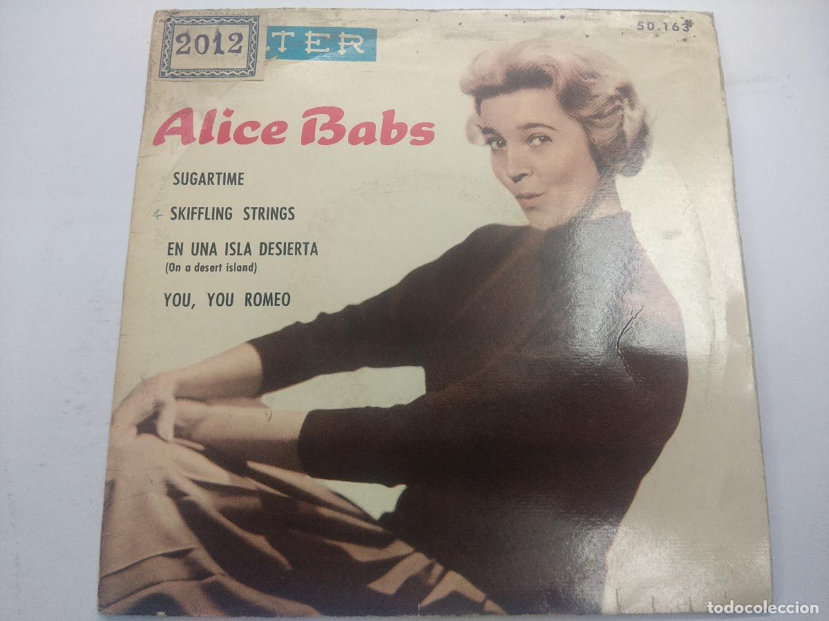 Discos de vinilo: ALICE BABS/SUGARTIME/SINGLE. - Foto 1