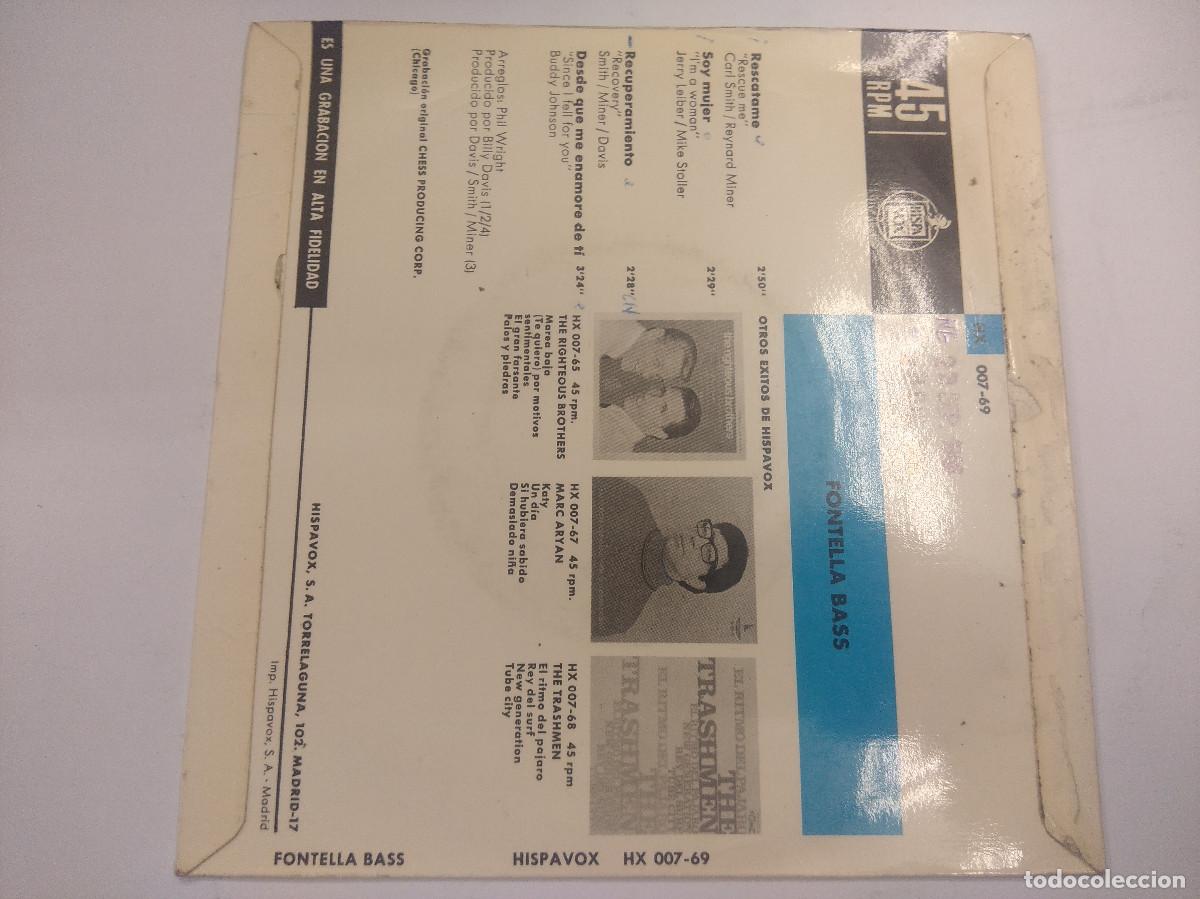 Discos de vinilo: FONTELLA BASS/RESCATAME/SINGLE. - Foto 3