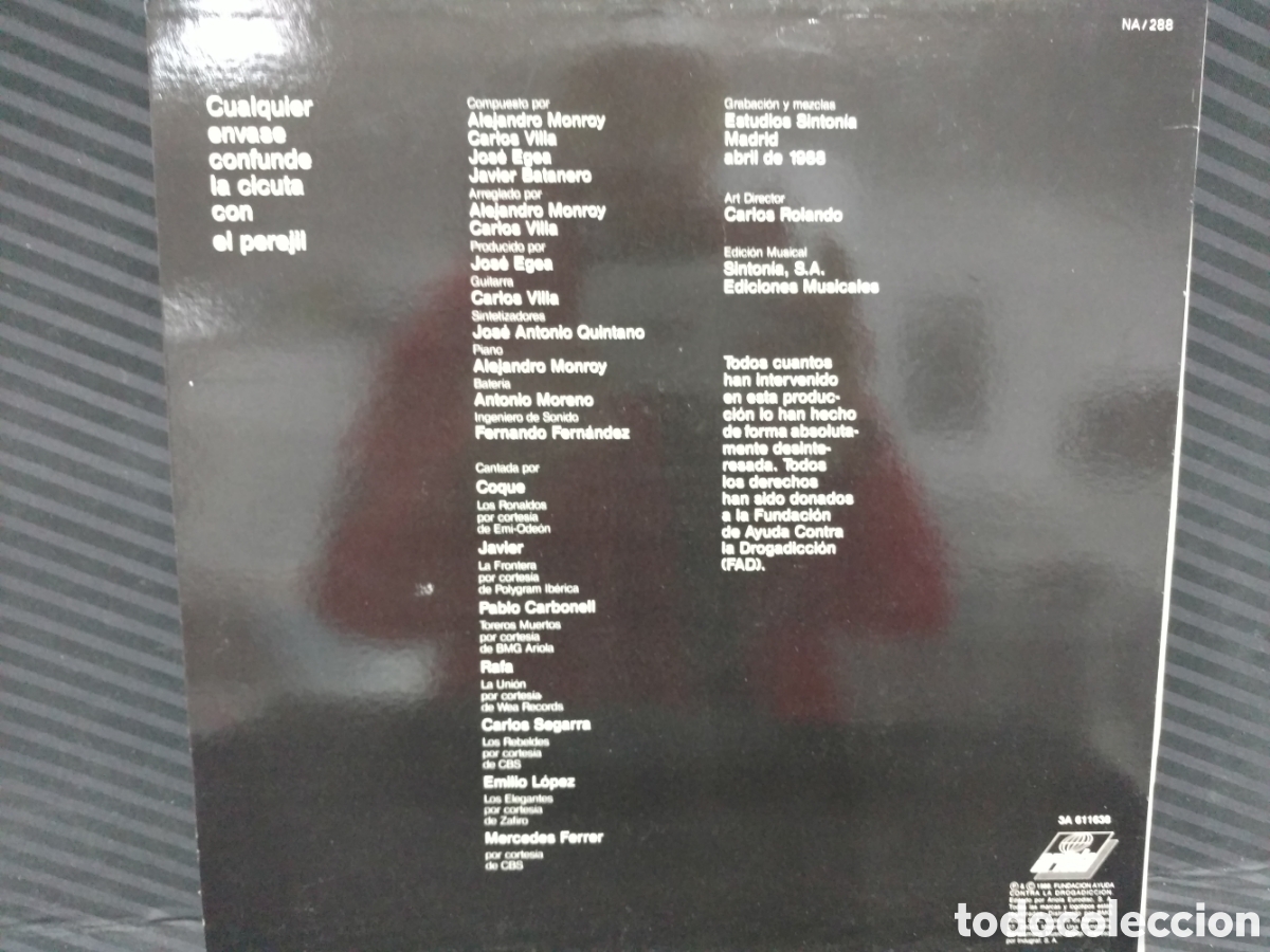 Discos de vinilo: Various - Eng&aacute;nchate a la vida (12&rdquo;, Maxi) - Foto 2