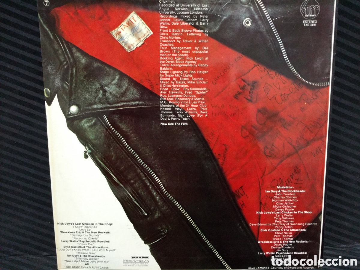 Discos de vinilo: Various - Live Stiffs Live (LP, Album) - Foto 2