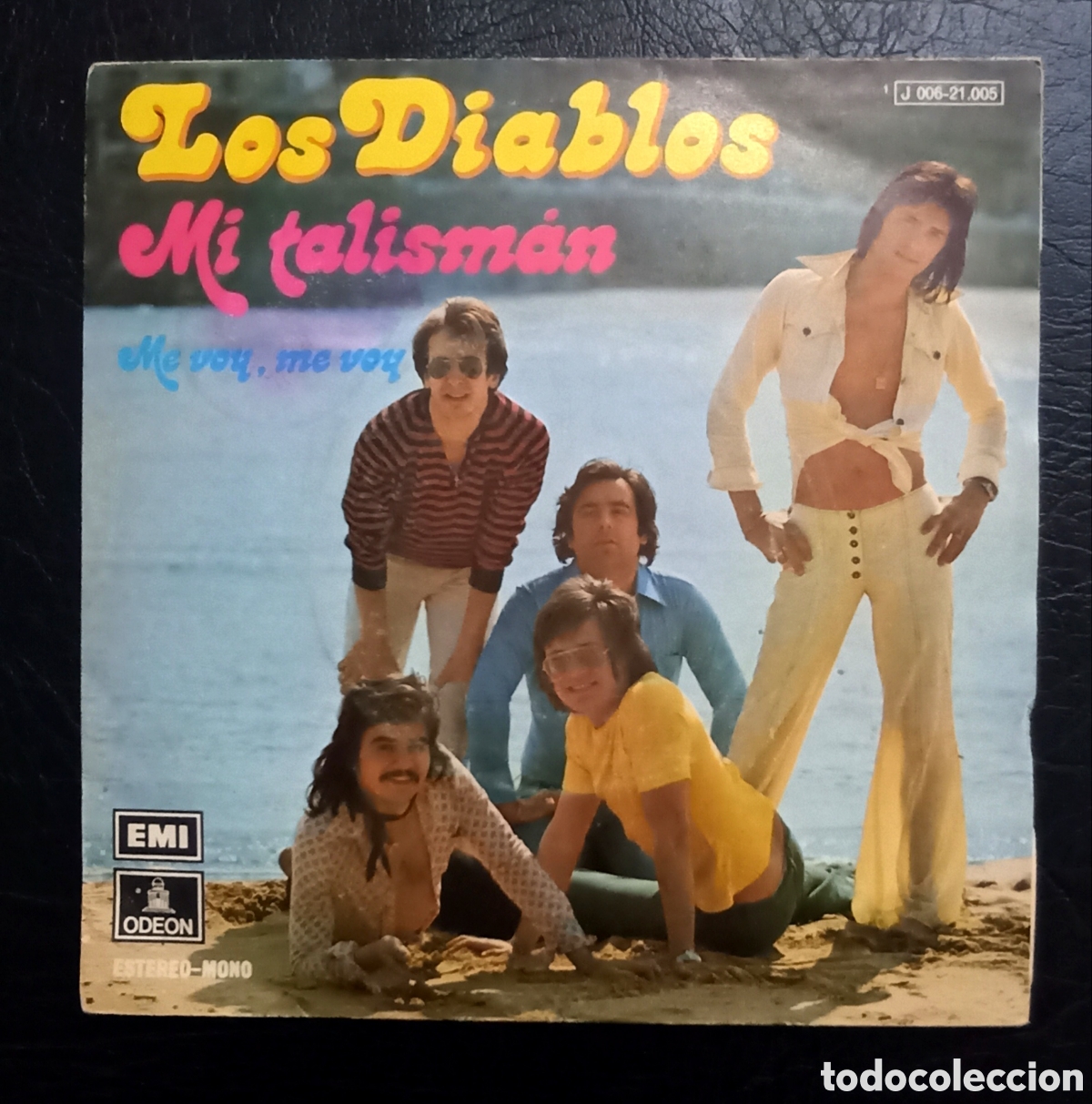 Discos de vinilo: SINGLE LOS DIABLOS - MI TALISM&Aacute;N - ODEON 1973 - Foto 1