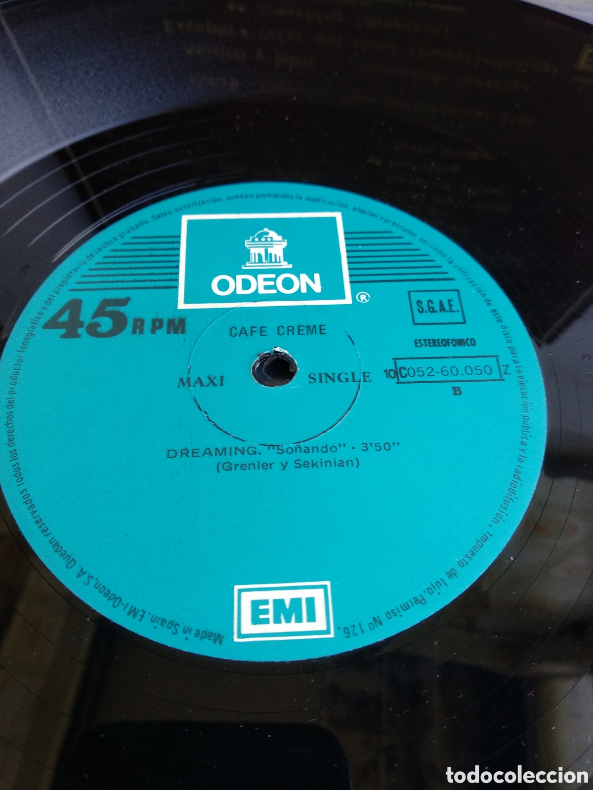 Discos de vinilo: *CAFE CREME, SPAIN, ODEON, 1977, LC.1 - Foto 4