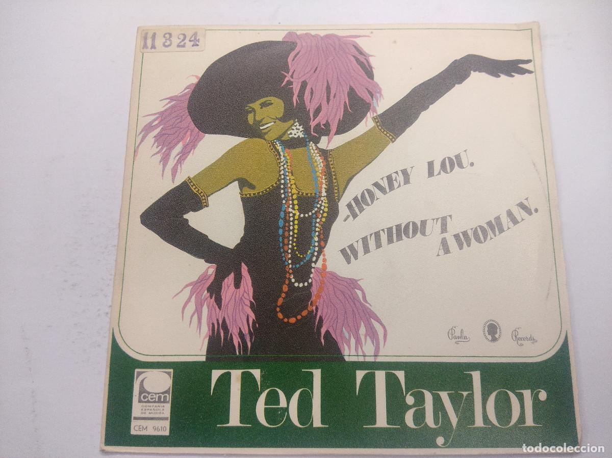 Discos de vinilo: TED TAYLOR/HONEY LOU/SINGLE. - Foto 1