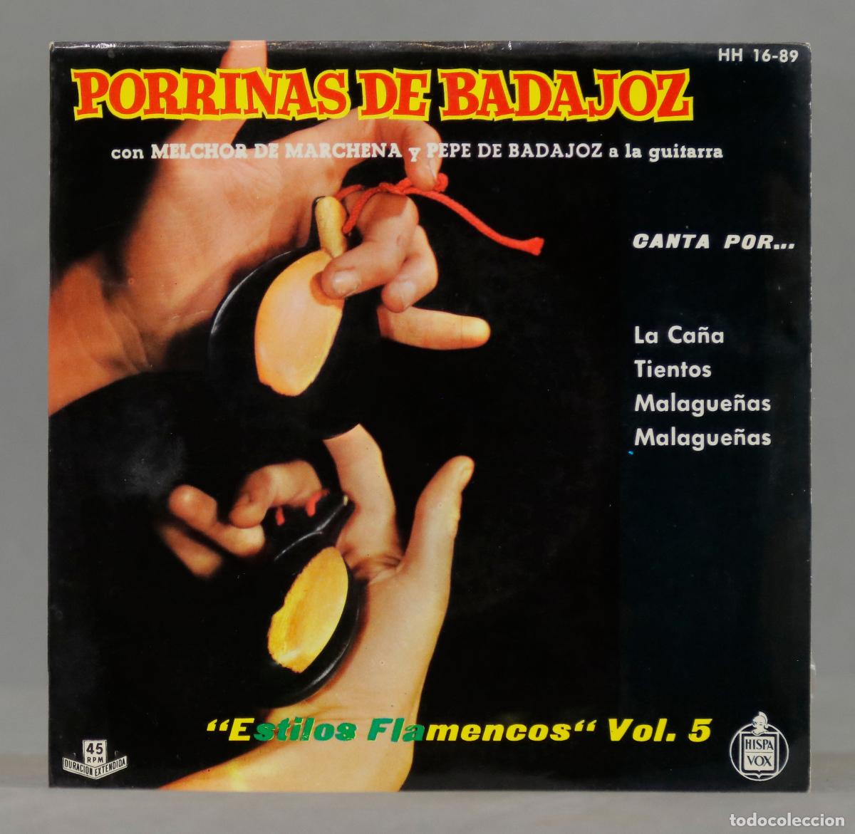Discos de vinilo: EP. PORRINAS DE BADAJOZ. VOL.5 - Foto 1
