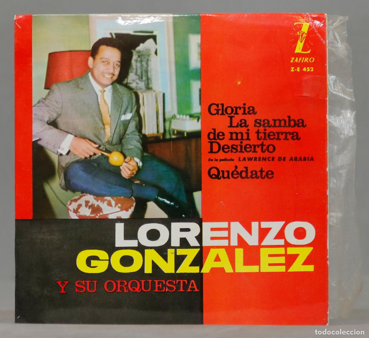 Discos de vinilo: EP. LORENZO GONZALEZ. GLORIA - Foto 1