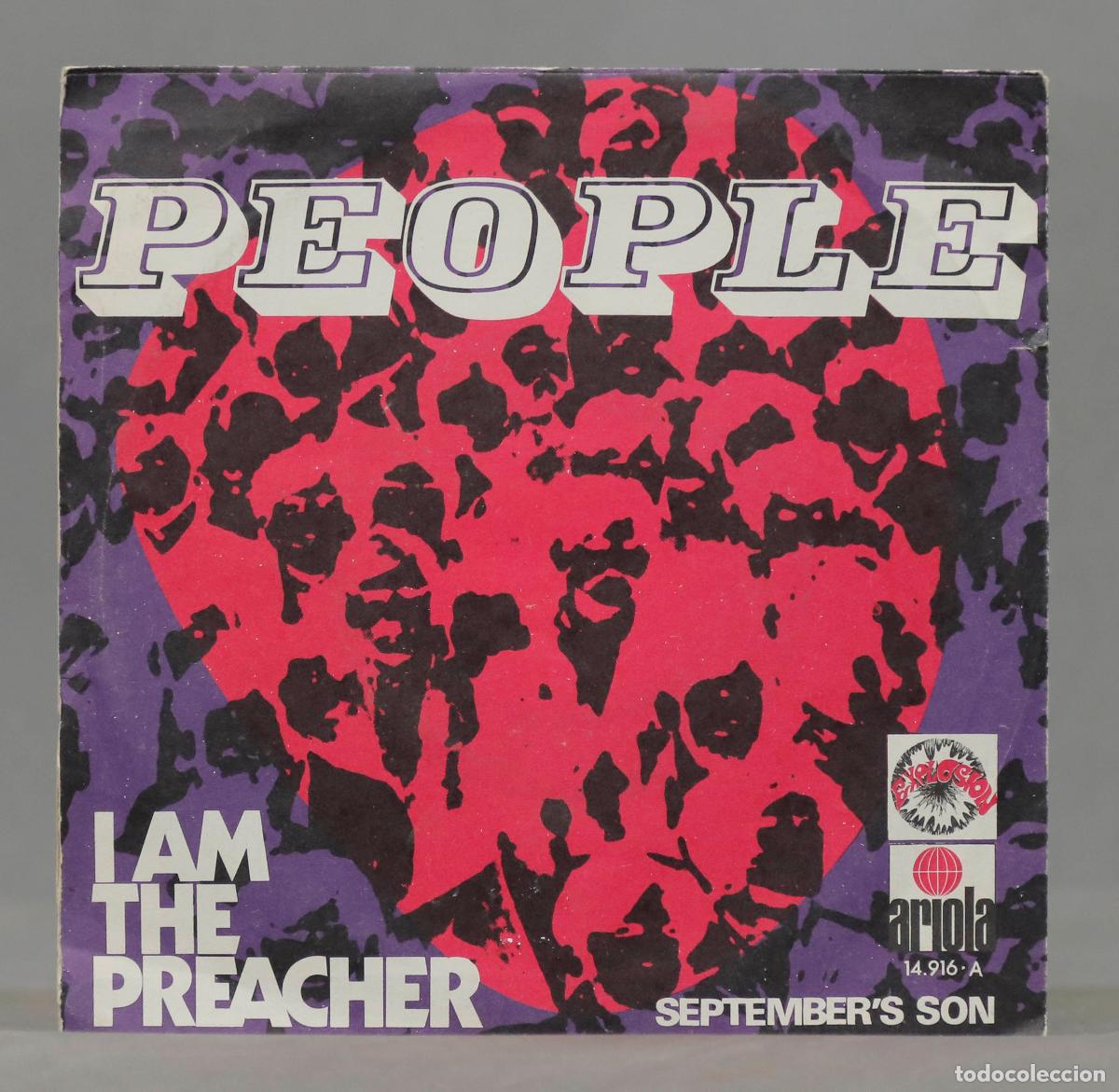 Discos de vinilo: SINGLE. People &ndash; I Am The Preacher - Foto 2