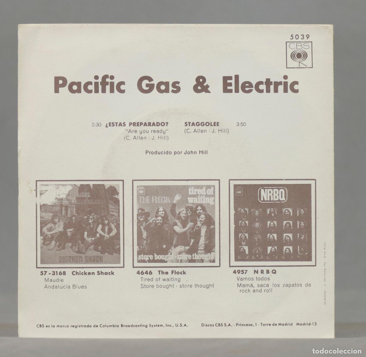 Discos de vinilo: SINGLE. Pacific Gas & Electric &ndash; Are You Ready - Foto 2