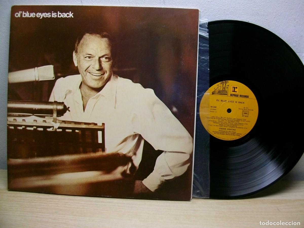 Discos de vinilo: Frank Sinatra &ndash; Ol Blue Eyes Is Back LP + POSTAL - Foto 1